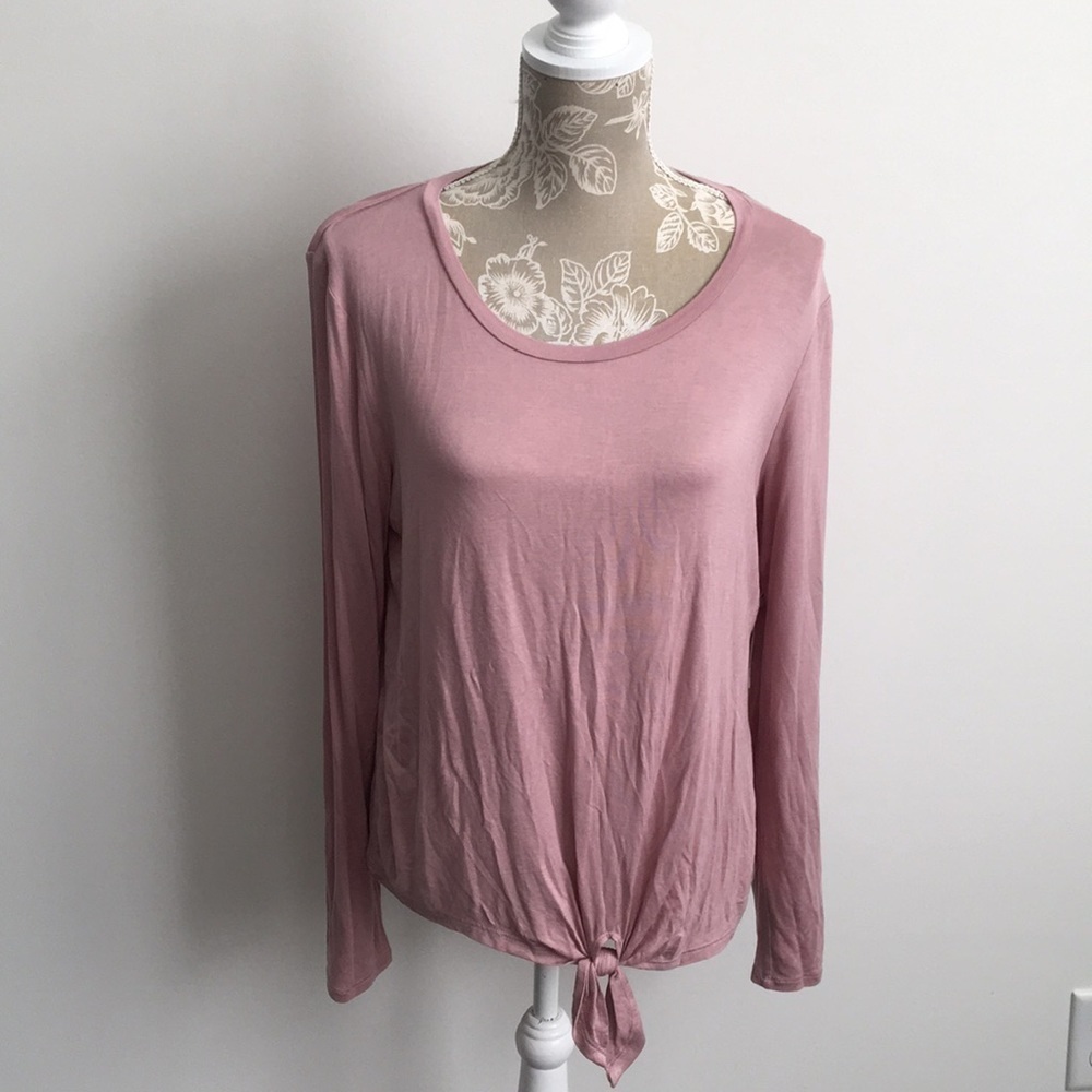 ☀️Sweet Tea’s Women’s Front-tie Top Pink XL